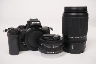 Nikon Z50 mit 16-50mm + 50-250mm - Gebrauchtartikel